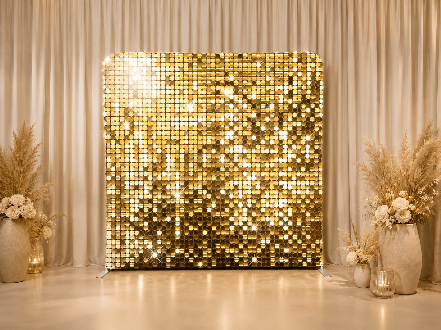 Champagne Shimmer Wall